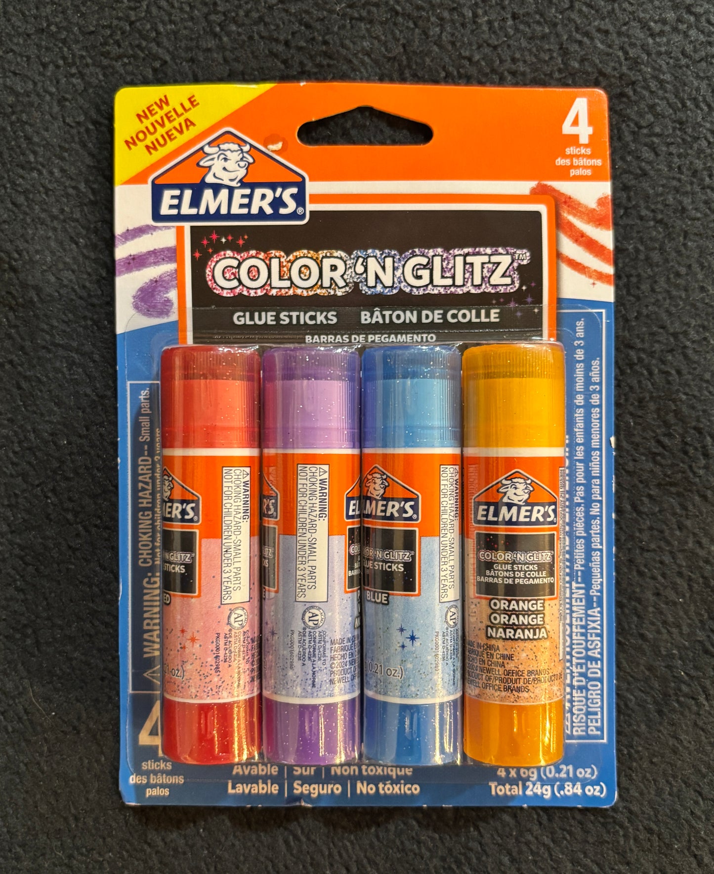 Elmer's Color 'N Glitz Glue Sticks