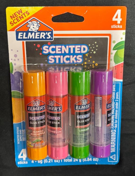 Elmers Scented Glue Sticks 4 pack