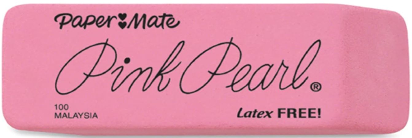 Paper Mate Pink Pearl Eraser