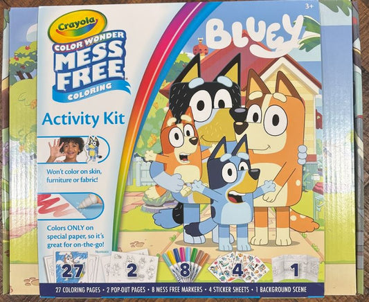 Crayola Color Wonder Bluey Activity Kit