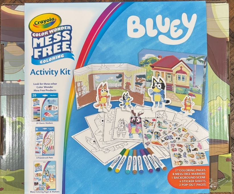 Crayola Color Wonder Bluey Activity Kit