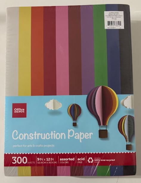 Construction Paper 300