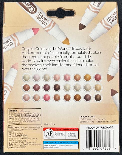 Crayola Colors of the World Markers