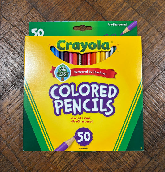 Crayola Colored Pencils-50 Pack