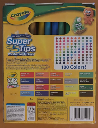 Crayola Super Tips Washable Markers 120 count