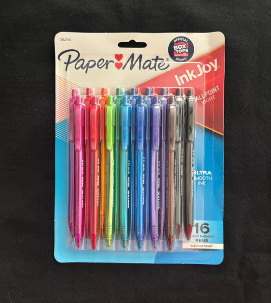 PaperMate InkJoy Colored Retractable Pens 16 Pack