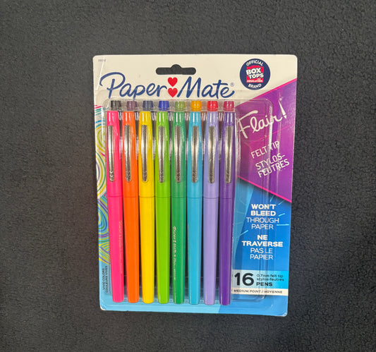 PaperMate Flair Felt Tip Pens 16 pack