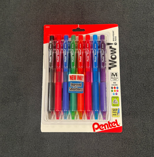 Pentel Wow! Retractable Ballpoint Pens