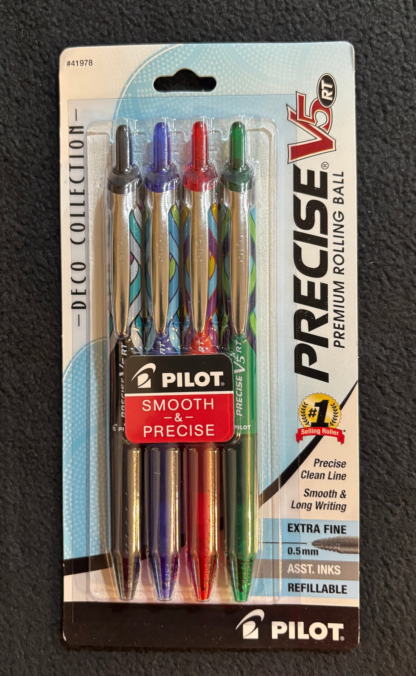 Pens: Pilot Precise V5 Retractable 4 Pack