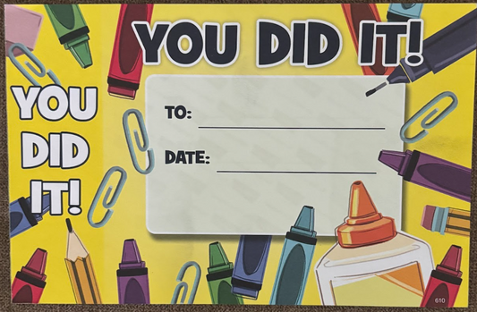Reward Certificates