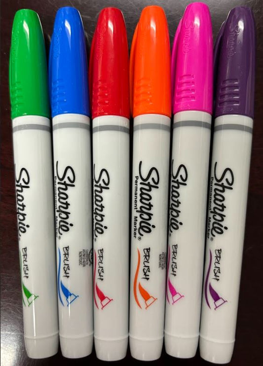 Sharpie Brush-Tip Markers