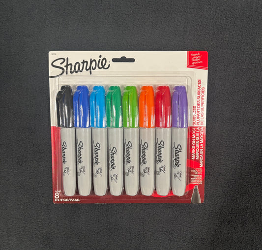Sharpie Chisel Tip Permanent Markers 8 pack