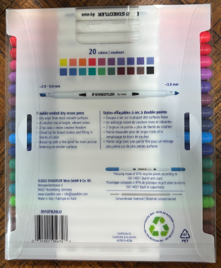 Staedtler Double-Ended Dry Eraser Pens