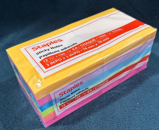 Sticky Notes 3x3 12 pack