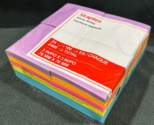 Sticky Notes  3x3 24 pack