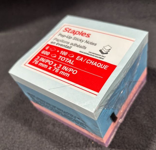 Sticky Notes 3x3 Popup
