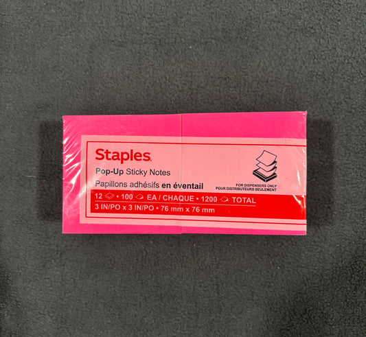 Sticky Notes Pop-Up 3x3 12 pack
