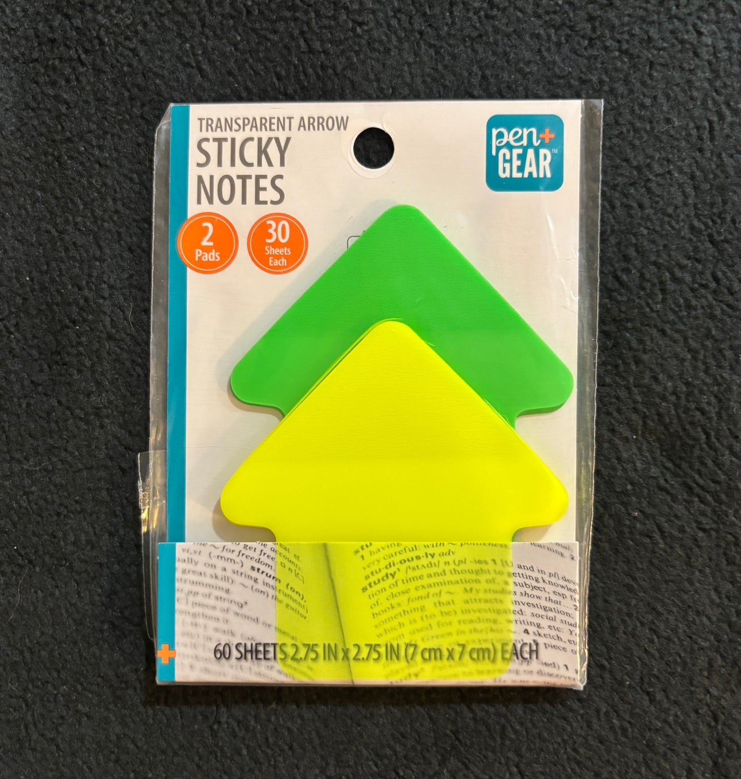 Sticky Notes Transparent Arrows