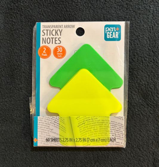 Sticky Notes Transparent Arrows