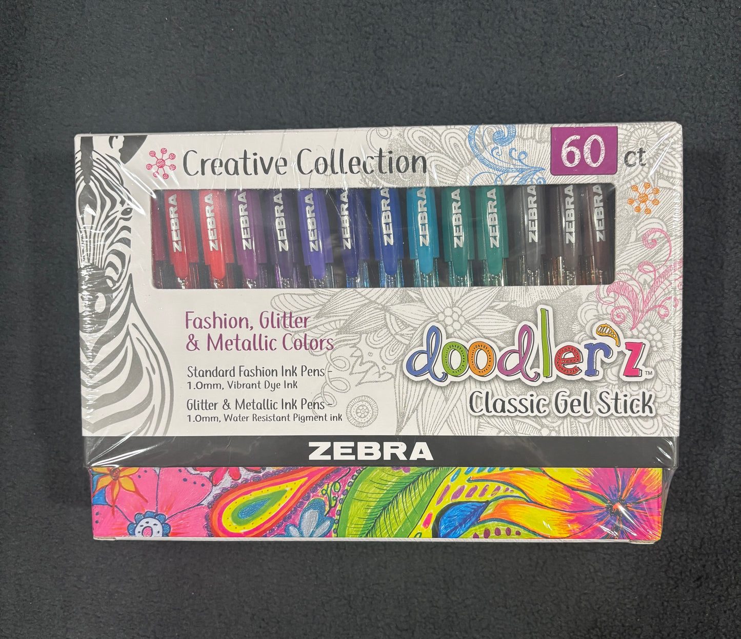 Zebra doodler'z Classic Gel Pen Collection