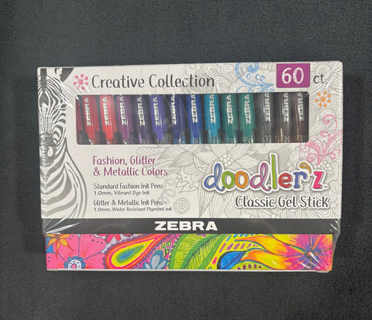 Zebra doodler'z Classic Gel Pen Collection